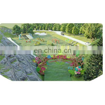 New Non-standard children outdoor playground equipment stainless steel slides and Occasion Kindergarten