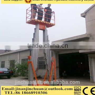 1.35~14m, 200kg stationary scissor lift platform /small hydraulic scissor lift platform /scissor lift platform for wheelchair
