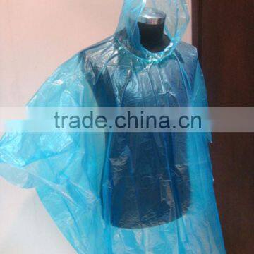 Emergency Waterproof Plastic Rain Ponchos Cheap