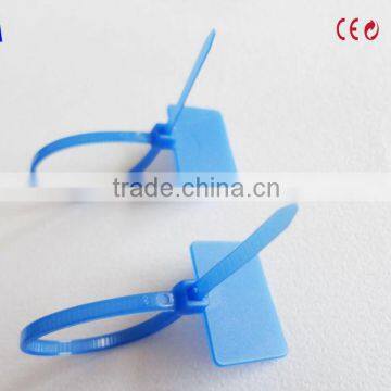 blue color label brand cable tie