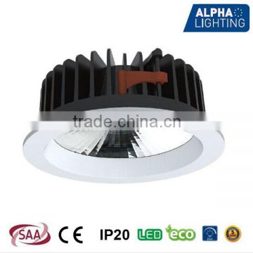 IP44 fixed dimmable anti-glare deep 21W cob led downlight
