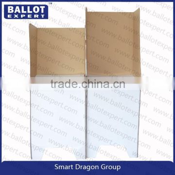 Easy Install Foldable Cardboard Disposable Voting Booth