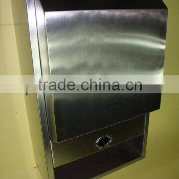 Stainless steel touchless paper dispenser