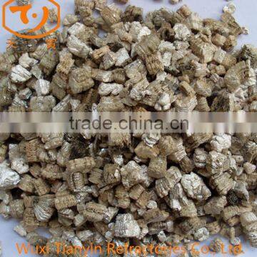 silver white crude vermiculite