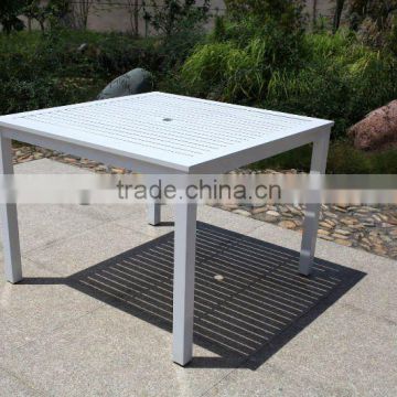 Outdoor new design aluminium dining table