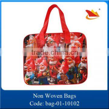 Cheap Wholesale Christmas New Style Shopping Bags with ZIpper