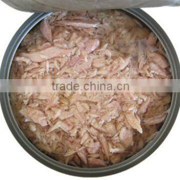 canned shredded tuna with brine