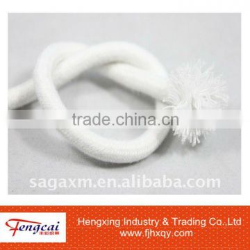 White high-quality polyester climbing rope