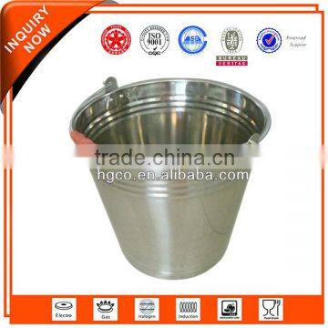 2015 new design mirror polished multi-function stainless steel bucket