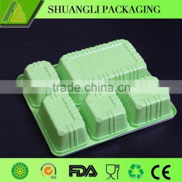 Cheap rectangular plastic food container with lid