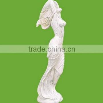 Naked Sex Girl Statue White Marble Stone Hand Sculpture Carved