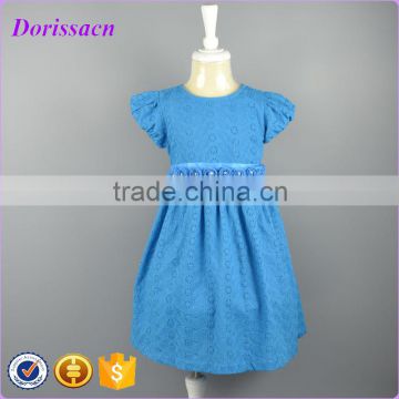 Factory Children Dress Kids Clothes With Frock Design Pictures Model Spring Wear Mini Dance Short Cutting Baby One Piece Girl