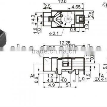 2.5mm mono phone jack