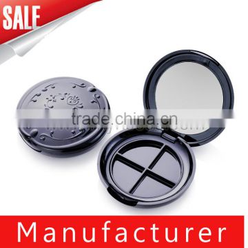 Wholesale Round 4 Color eyeshadow Cosmetic Packaging With Window