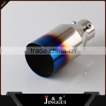 Wenzhou SS304 blue round exhaust pipe for universal