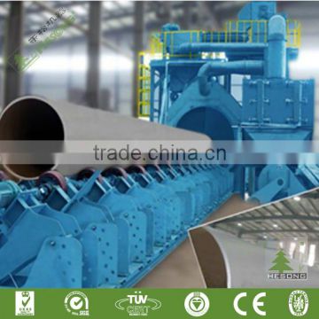 Qingdao Steel Pipe Shot Blasting Machine For Removing Dust And Rust