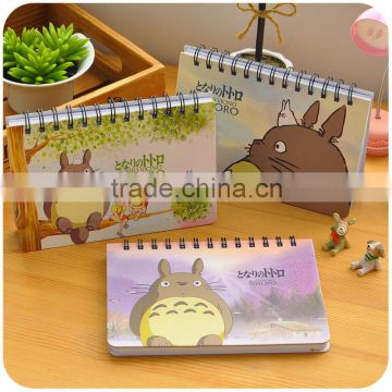 Cute School Diary Notebook Paper Spiral Notepad Journal Planner Day Scheduler Mini Notebook Stationery Supplies 2016
