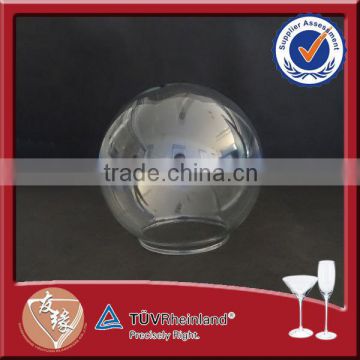 China made round glass wholesale cheap lamp shade