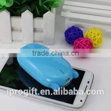 Wholesale cute shape custom logo portable power bank 6000mAh