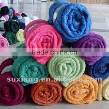 three sizes solid color coral fleece blanket cheap stocks