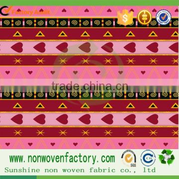 Hot sales nonwoven pp spunbond fabric design,pattern picture style printing fabrics
