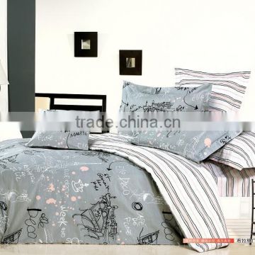 100% cotton fashion design Bedding set Duvet cover set Bed line