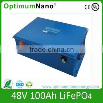 Lifepo4 battery 48v 100ah high rate discharge rechargeable battery