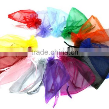 In Stock Mixed Color Wedding Favour Wholesale Gift Organza Bags Pouch