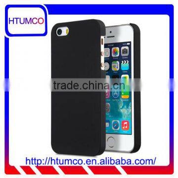 Fashion Black PC case rubber mobile phone case for Apple iPhone SE / 5S / 5