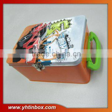 picnic lunch tin box