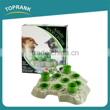New design plastic Kitten Toy Activity Food Center for Cats