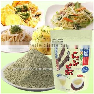 "Low salt Konbucha" 50g all-purpose seasoning powder made with seaweed powder from Hokkaido, Japan