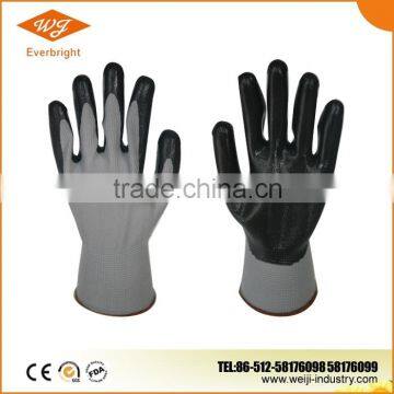 Nitrile Palm Coated Gloves, Working protective Gloves, Rubber Coated Gloves