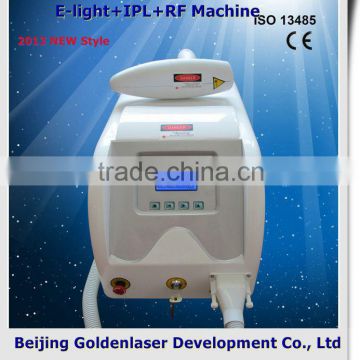 2013 New style E-light+IPL+RF machine www.golden-laser.org/ hair removal paste