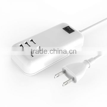 5V 3A usb plug mobile phone charger for home and office