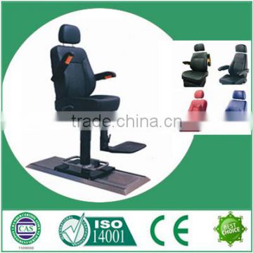 China supplier round steel column rail type ship seat with low price