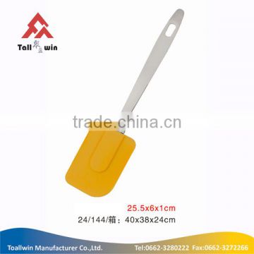 Food grade silicone kitchen utensils/yellow silicone spatula