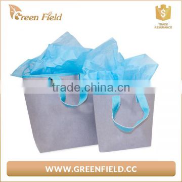 Hot selling Fashion recycled washable paper shopping bag