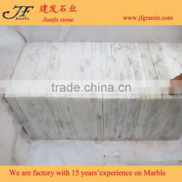 Bathroom use chinese cheap guangxi white marble slab natural stone slab