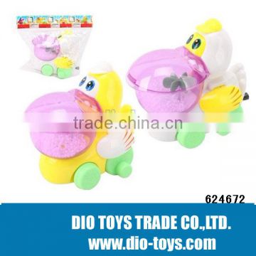 Cheapest&Cute Plastic Pull String Duck Car for Kids