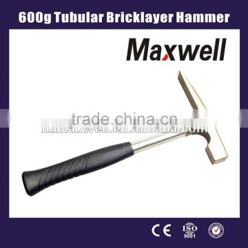 600g Tubular Bricklayer Hammer