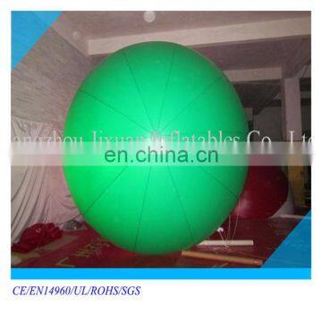 Green color large inflatable helium balloon