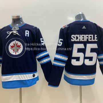 Winnipeg Jets #55 Scheifele Kids Blue Jersey