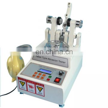 ZONHOW Coated material ASTM D3884 Taber Wear Tester leather abrasion resistance tester Rotary Abrasion Tester type Taber