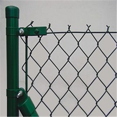 Pvc Fence Panels Hot Dip Galvanized  Chain Link Security Fence