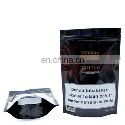 Custom printed resealable stand up nuts package with clear window