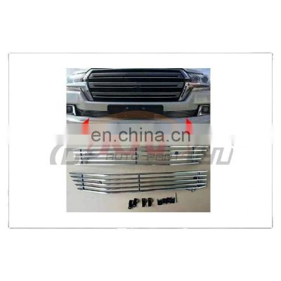 For Toyota 2016 Land Cruiser FJ200 Front Bumper Lower Chrome Grill Front Down Grille Assembly Grille Guard Car Grids