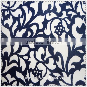 one color printed spandex cotton fabric