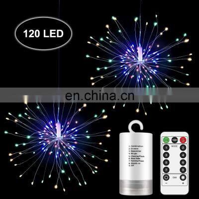 Led Starburst Lights Multicolor Fairy Firework Lights Explosive Lamps For Christmas decoration led light string