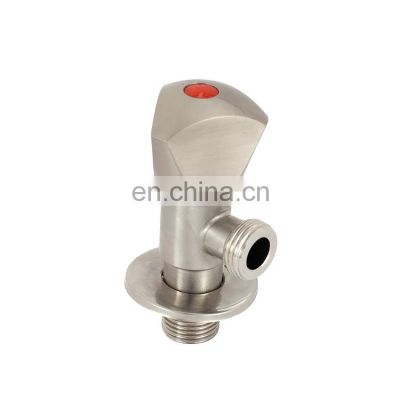 LIRLEE Durable Factory Price Full Turn Bathroom stainless steel angle valve 1/2